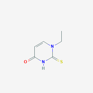 molecular formula C6H8N2OS B2755378 1-Ethyl-2-sulfanyl-1,4-dihydropyrimidin-4-one CAS No. 1195-10-4