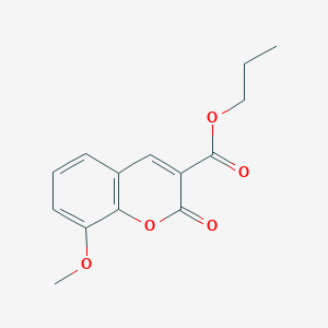 propyl 8-methoxy-2-oxo-2H-chromene-3-carboxylate