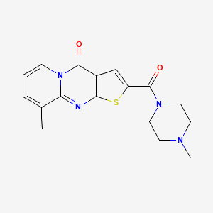 9-methyl-2-(4-methylpiperazine-1-carbonyl)-4H-pyrido[1,2-a]thieno[2,3-d]pyrimidin-4-one