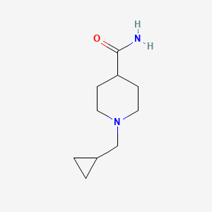 molecular formula C10H18N2O B2755434 1-(Cyclopropylmethyl)piperidine-4-carboxamide CAS No. 380423-99-4
