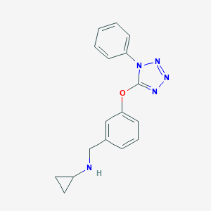 N-{3-[(1-phenyl-1H-tetrazol-5-yl)oxy]benzyl}cyclopropanamine