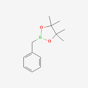 molecular formula C13H19BO2 B2755453 2-Benzyl-4,4,5,5-tetramethyl-1,3,2-dioxaborolane CAS No. 121074-61-1; 87100-28-5