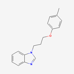 molecular formula C17H18N2O B2755463 1-[3-(4-methylphenoxy)propyl]-1H-1,3-benzodiazole CAS No. 615279-20-4