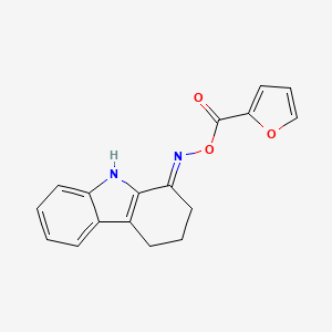 1-{[(2-furylcarbonyl)oxy]imino}-2,3,4,9-tetrahydro-1H-carbazole