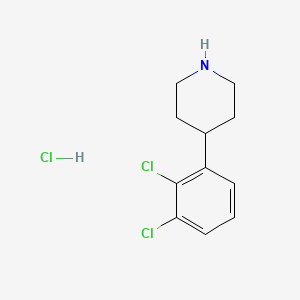 molecular formula C11H14Cl3N B2755504 4-(2,3-Dichlorophenyl)piperidine hydrochloride CAS No. 1354030-49-1; 187835-01-4