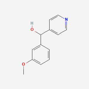 molecular formula C13H13NO2 B2755516 (3-甲氧苯基)(吡啶-4-基)甲醇 CAS No. 78815-49-3