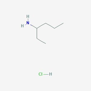 molecular formula C6H16ClN B2755519 Hexan-3-amine hydrochloride CAS No. 76716-22-8