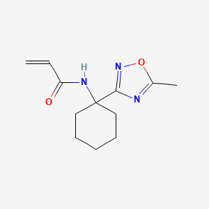 N-[1-(5-Methyl-1,2,4-oxadiazol-3-yl)cyclohexyl]prop-2-enamide