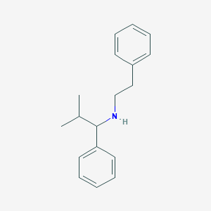 2-methyl-N-phenethyl-1-phenylpropan-1-amine