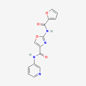 2-(furan-2-carboxamido)-N-(pyridin-3-yl)oxazole-4-carboxamide