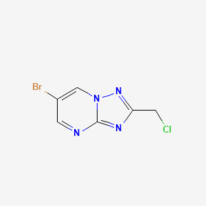 6-Bromo-2-(chloromethyl)-[1,2,4]triazolo[1,5-a]pyrimidine