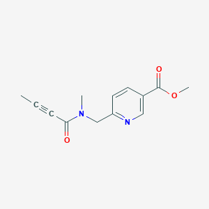 Methyl 6-[[but-2-ynoyl(methyl)amino]methyl]pyridine-3-carboxylate