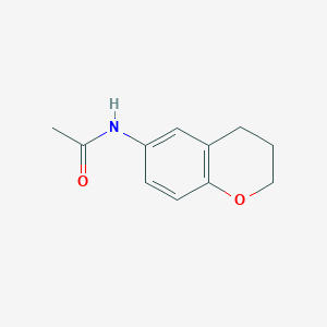 molecular formula C11H13NO2 B2755621 乙酰胺, N-(3,4-二氢-2H-1-苯并吡喃-6-基)- CAS No. 50603-87-7