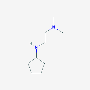 molecular formula C9H20N2 B2755630 N'-环戊基-N,N-二甲基乙烷-1,2-二胺 CAS No. 883548-86-5
