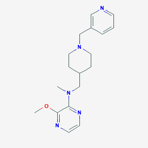 3-methoxy-N-methyl-N-({1-[(pyridin-3-yl)methyl]piperidin-4-yl}methyl)pyrazin-2-amine