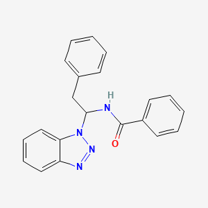 N-[alpha-(1H-Benzotriazol-1-yl)phenethyl]benzamide
