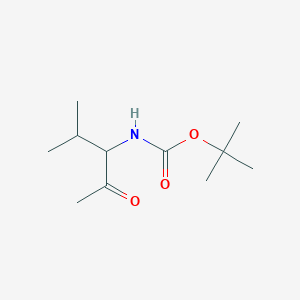 molecular formula C11H21NO3 B2755725 Tert-butyl (2-methyl-4-oxopentan-3-yl)carbamate CAS No. 208578-61-4