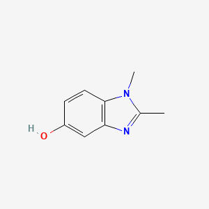 molecular formula C9H10N2O B2755744 1,2-dimethyl-1H-1,3-benzodiazol-5-ol CAS No. 37422-26-7