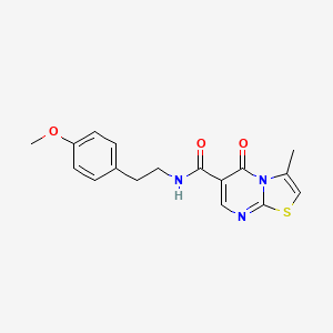 N-(4-methoxyphenethyl)-3-methyl-5-oxo-5H-thiazolo[3,2-a]pyrimidine-6-carboxamide