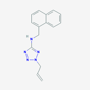 molecular formula C15H15N5 B275578 N-(naphthalen-1-ylmethyl)-2-prop-2-enyltetrazol-5-amine 