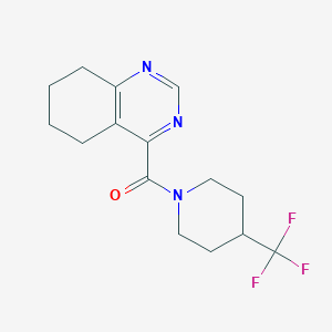 4-[4-(Trifluoromethyl)piperidine-1-carbonyl]-5,6,7,8-tetrahydroquinazoline