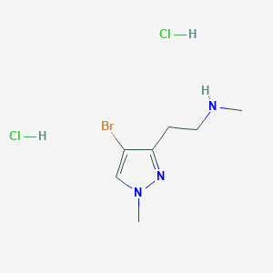 [2-(4-bromo-1-methyl-1H-pyrazol-3-yl)ethyl](methyl)amine dihydrochloride