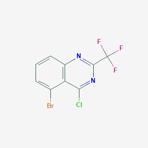 5-Bromo-4-chloro-2-(trifluoromethyl)quinazoline