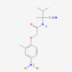 N-(1-cyano-1,2-dimethylpropyl)-2-(2-methyl-4-nitrophenoxy)acetamide