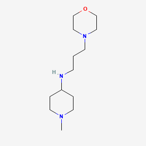 molecular formula C13H27N3O B2755835 1-methyl-N-(3-morpholinopropyl)piperidin-4-amine CAS No. 864419-37-4
