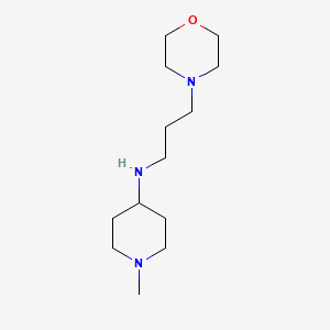 molecular formula C13H27N3O B2755835 1-甲基-N-(3-吗啉基丙基)哌啶-4-胺 CAS No. 864419-37-4