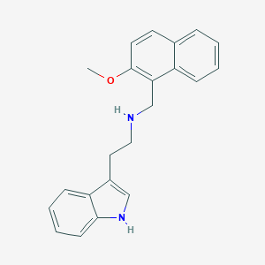 2-(1H-indol-3-yl)-N-[(2-methoxynaphthalen-1-yl)methyl]ethanamine