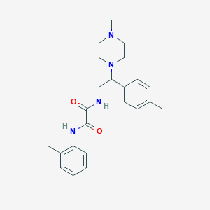 N-(2,4-dimethylphenyl)-N'-[2-(4-methylphenyl)-2-(4-methylpiperazin-1-yl)ethyl]ethanediamide