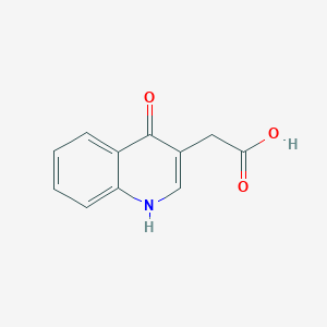 molecular formula C11H9NO3 B2755858 2-(1,4-Dihydro-4-oxoquinolin-3-yl)acetic acid CAS No. 90689-38-6