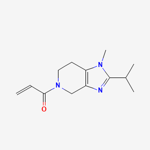 1-(1-Methyl-2-propan-2-yl-6,7-dihydro-4H-imidazo[4,5-c]pyridin-5-yl)prop-2-en-1-one