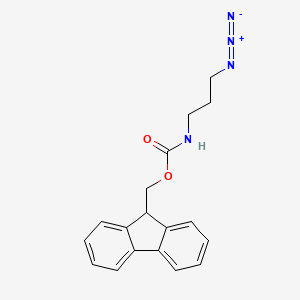 molecular formula C18H18N4O2 B2755873 Fmoc-DAP-N3 CAS No. 1021422-85-4