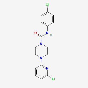 N-(4-chlorophenyl)-4-(6-chloropyridin-2-yl)piperazine-1-carboxamide