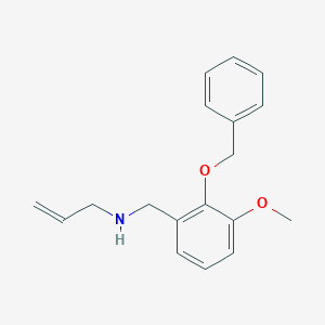 N-allyl-N-[2-(benzyloxy)-3-methoxybenzyl]amine