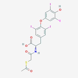 molecular formula C19H15I4NO6S B2755891 T4-ATA (S-isomer) CAS No. 2448470-97-9