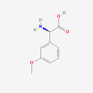 molecular formula C9H11NO3 B2755900 (R)-2-Amino-2-(3-methoxyphenyl)acetic acid CAS No. 25698-23-1