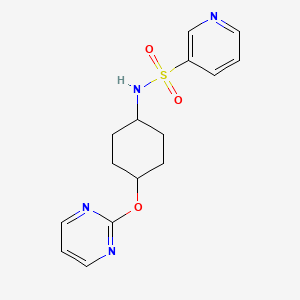 N-((1r,4r)-4-(pyrimidin-2-yloxy)cyclohexyl)pyridine-3-sulfonamide