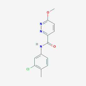 N-(3-chloro-4-methylphenyl)-6-methoxypyridazine-3-carboxamide