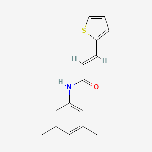 (2E)-N-(3,5-dimethylphenyl)-3-(thiophen-2-yl)prop-2-enamide