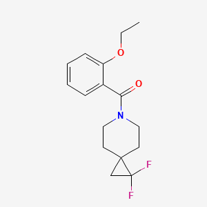 molecular formula C16H19F2NO2 B2755967 (1,1-Difluoro-6-azaspiro[2.5]octan-6-yl)(2-ethoxyphenyl)methanone CAS No. 2189500-13-6