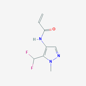 N-[5-(Difluoromethyl)-1-methylpyrazol-4-yl]prop-2-enamide