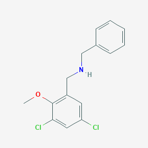 N-benzyl-N-(3,5-dichloro-2-methoxybenzyl)amine