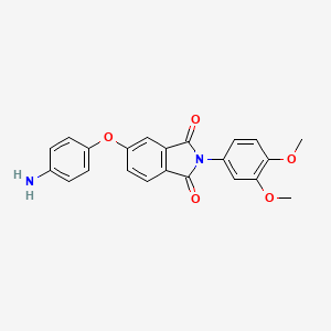 5-(4-Aminophenoxy)-2-(3,4-dimethoxyphenyl)-1H-isoindole-1,3(2H)-dione