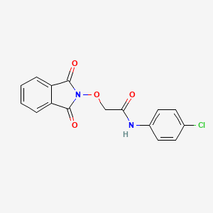 N-(4-chlorophenyl)-2-(1,3-dioxoisoindol-2-yl)oxyacetamide