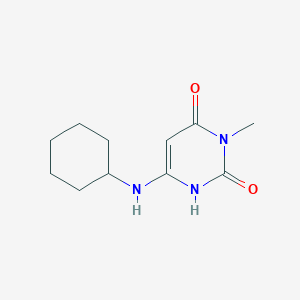 6-(cyclohexylamino)-3-methylpyrimidine-2,4(1H,3H)-dione