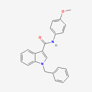 molecular formula C23H20N2O2 B2756086 1-苄基-N-(4-甲氧基苯基)-1H-吲哚-3-甲酰胺 CAS No. 860611-44-5