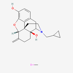 molecular formula C22H28INO3 B2756102 纳尔美非甲碘化物 CAS No. 136440-71-6